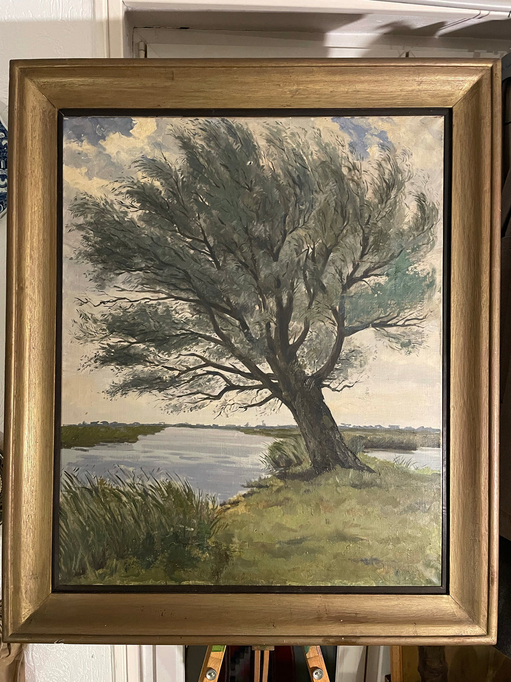 Impressionistisch schilderij van Boom