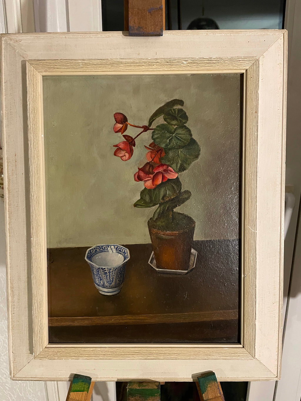 Stilleven plant en beker